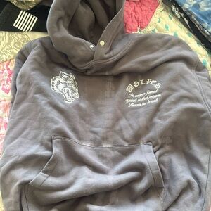 Darc sport heaven has to wait serpent purple hoodie